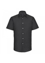 Russell Collection Mens Short Sleeve Tailored Oxford Shirt R923M