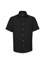 Russell Collection Mens Short Sleeve Tailored Ultimate Non-Iron Shirt R959M