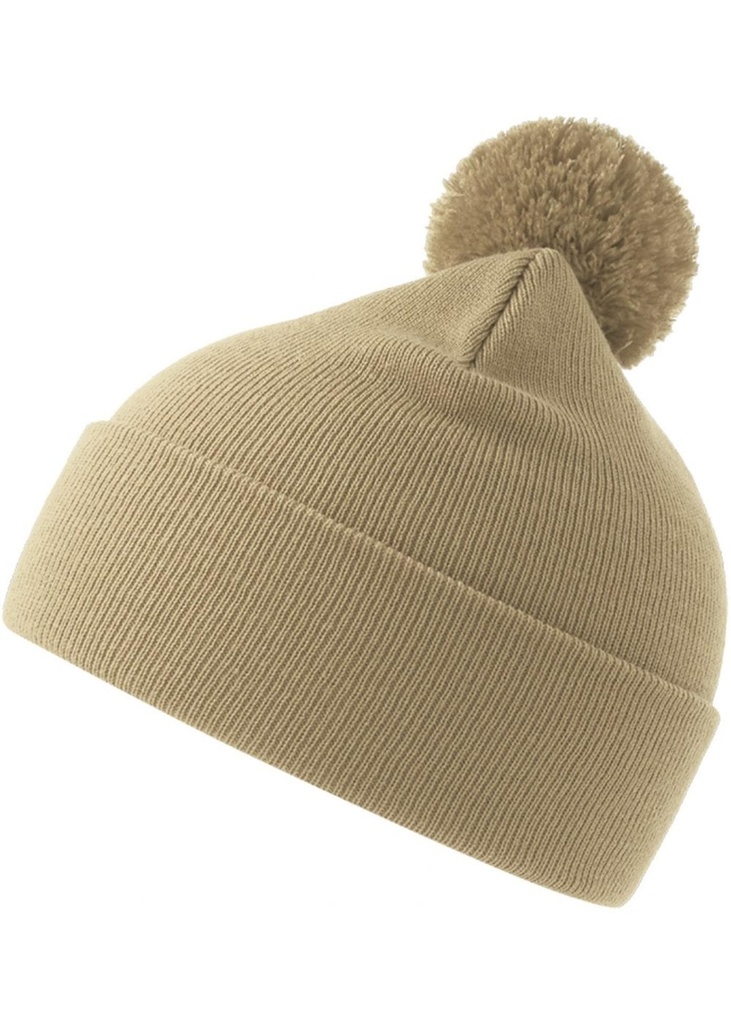 Atlantis Wind S Pompom Recycled Beanie Double Skin Cuffed ACWIPO
