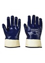 Portwest Fully Dipped Nitrile Safety Cuff Gloves A302